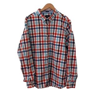 American Eagle Prep Fit Plaid Button Down Shirt XXL